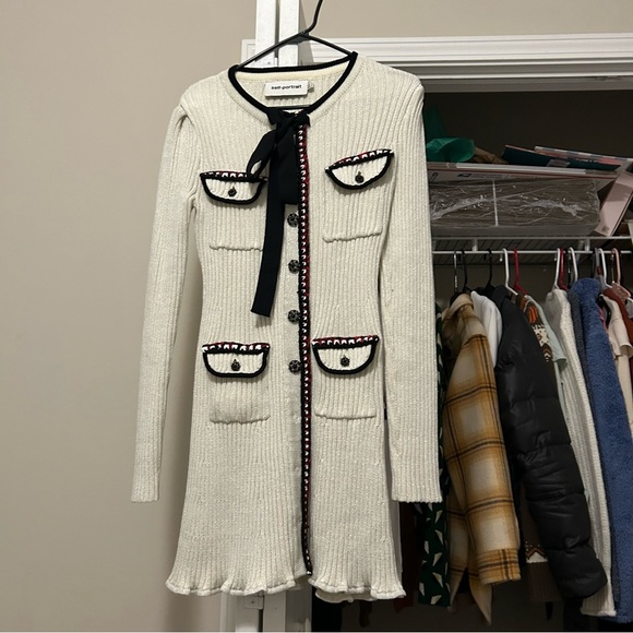 Self-Portrait Lurex Knit Dress - Picture 11 of 14